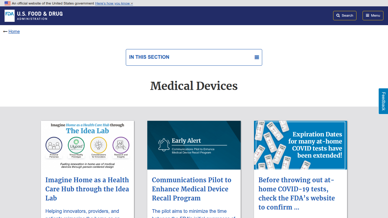 The FDA's official website provides a comprehensive list of approved AI-enabled medical devices, ensuring regulatory oversight.