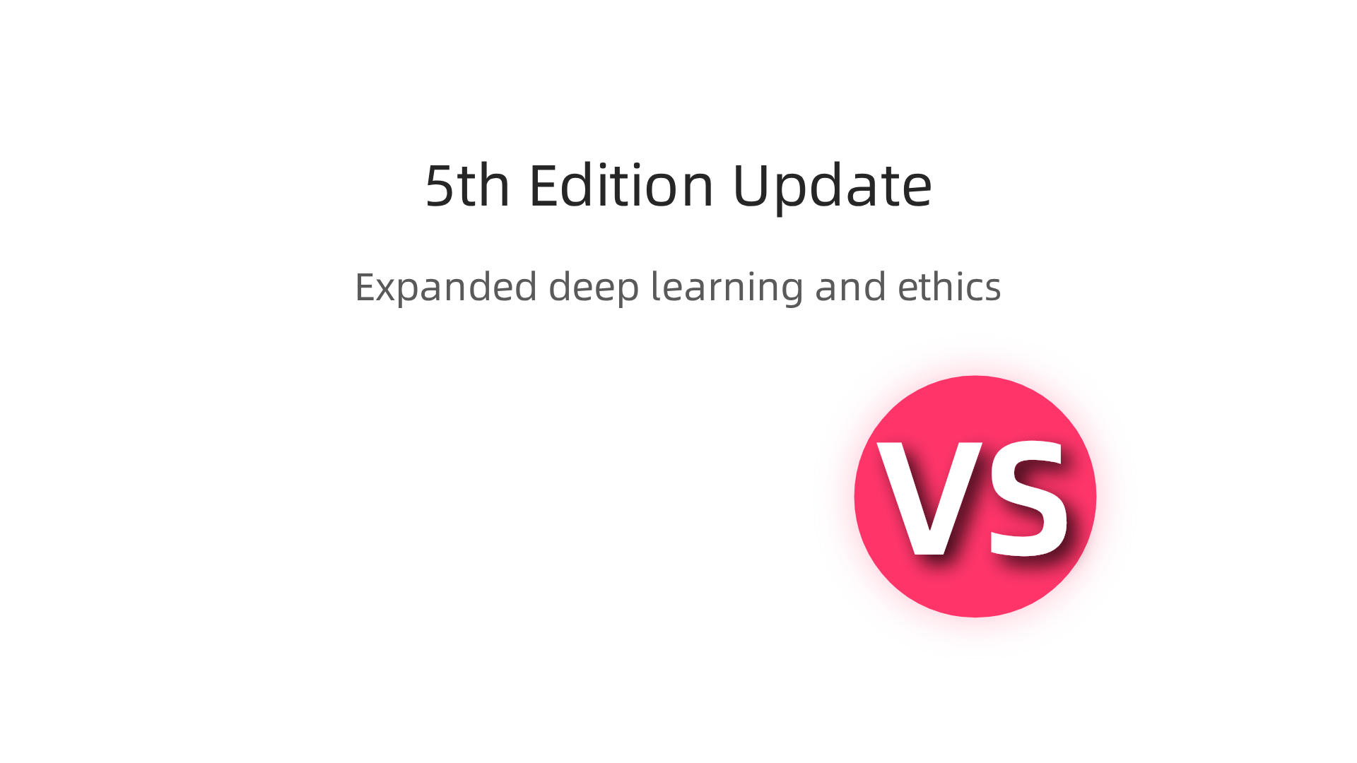 Infographic showing the expanded deep learning topics in AIMA 5th edition, including CNNs, RNNs, and Transformers.