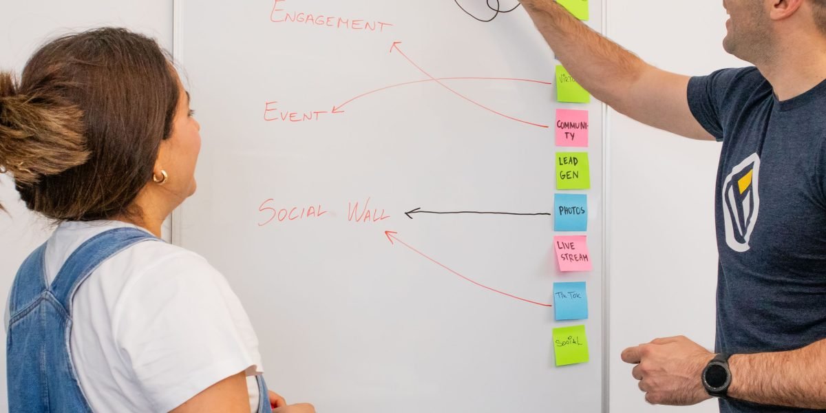 A professional maps out strategies on a whiteboard to debug and improve machine learning model performance.