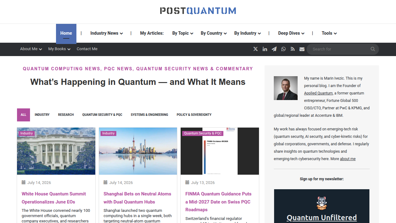 Specialized firms like Post-Quantum offer insights and solutions for navigating the transition to quantum-safe encryption.