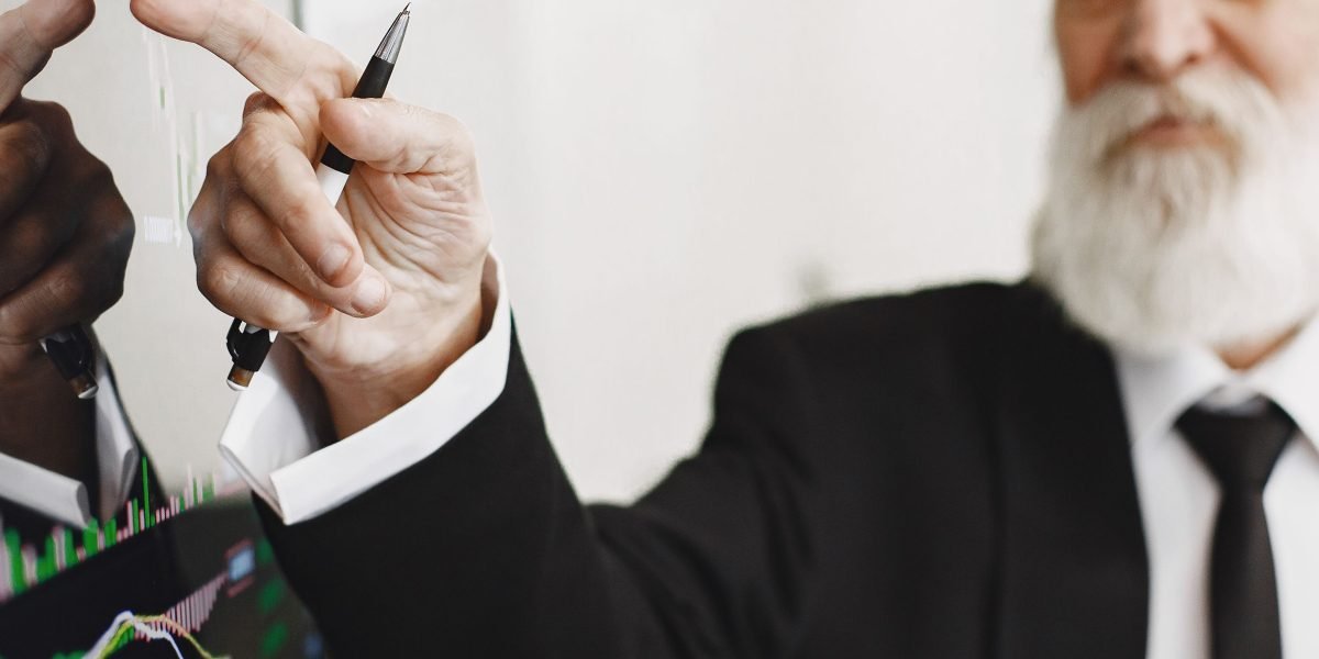 A professional clearly presents findings to a group, effectively communicating complex data insights.