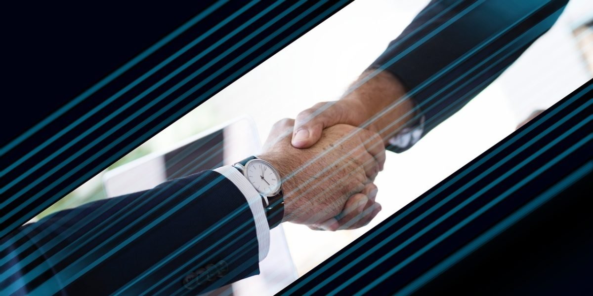 Business partners reviewing financial documents, assessing an AI company's health and investment potential.