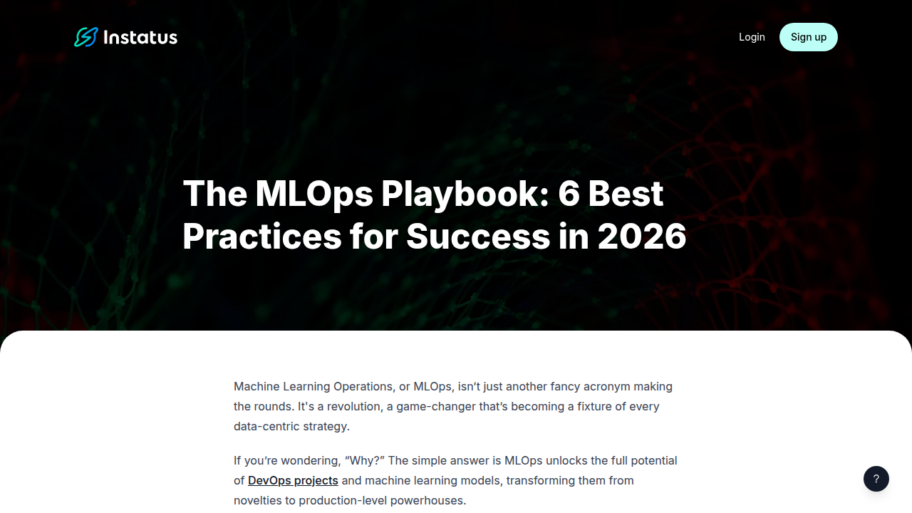 The MLOps Playbook highlights best practices, including data validation and cleaning, to ensure model reliability.